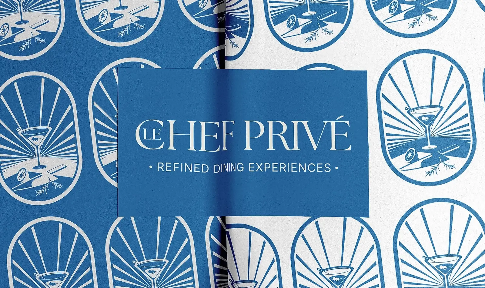 Branding für Le Chef Privé – visuelle Identität und Logo Design für exklusive Dining Experiences von Studio Radke