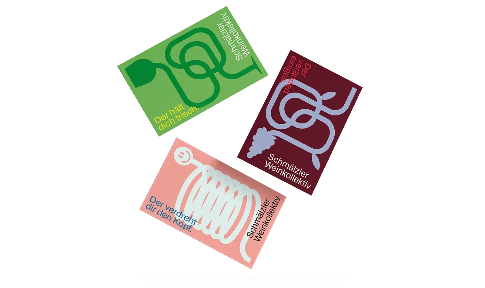 Flyerdesign für Schmälzler Weinkollektiv – kreative Gestaltung für Weinprodukte von Studio Radke